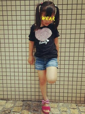 「Remilyのアイテム（シューズ、ピンク系）」を使った、giallorossiさん（メンズ・175cm）の夏コーディネート