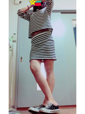 「SON OF THE CHEESE（サノバチーズ）のアイテム（オールインワン・サロペット）」を使った、mimam！さん（レディース・162cm）の夏コーディネート