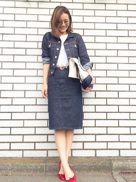 猪鼻ちひろさん（レディース・150cm）の夏コーディネート