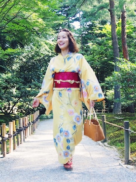 「夏祭り」｜猪鼻ちひろさん（レディース・150cm・20代）の夏コーディネート