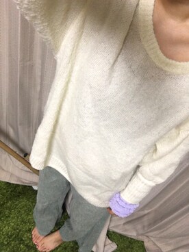 「nusy（ヌージー）のアイテム」を使った、matokoさん（レディース・163cm）の秋コーディネート