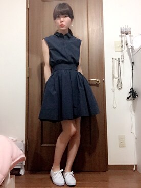 Ricoroさん（レディース・159cm）の春コーディネート