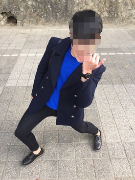 「Life8（ライフエイト）のアイテム（ジャケット/アウター）」を使った、Talio Liさん（メンズ・175cm）の冬コーディネート