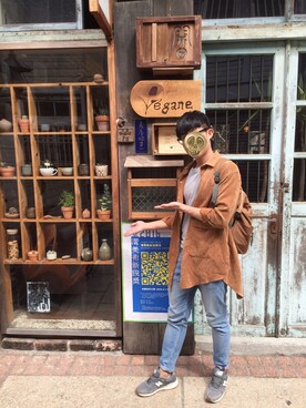 「LBC（エルビーシー）のアイテム」を使った、Talio Liさん（メンズ・175cm）の冬コーディネート