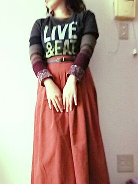 「NANEA（ナネア）のアイテム（トップス）」を使った、mamedaihukuさん（レディース・154cm）の秋コーディネート