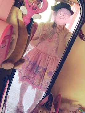 「ロリィタ」｜「アイテム（サロペット/オーバーオール）」を使った、ゆうがさん（レディース・152cm）の夏コーディネート
