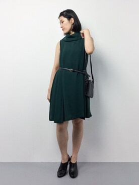 「Aラインワンピース」｜ハマアイさん（レディース・161cm）の夏コーディネート