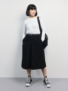 「Three Four Time（ｽﾘｰﾌｫｰﾀｲﾑ）のアイテム（バックパック/リュック）」を使った、ハマアイさん（レディース・161cm）の夏コーディネート