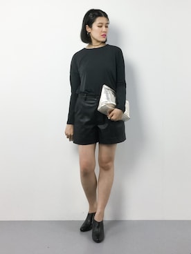 「io（イオ）のアイテム」を使った、ハマアイさん（レディース・161cm）の夏コーディネート