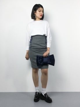 「blondy（ブロンディー）のアイテム」を使った、ハマアイさん（レディース・161cm）の夏コーディネート