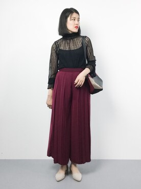「FIG&VIPER（フィグアンドバイパー）のアイテム（バッグ）」を使った、ハマアイさん（レディース・161cm）の夏コーディネート