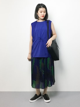 「Raisonne（レゾネ）のアイテム」を使った、ハマアイさん（レディース・161cm）の秋コーディネート