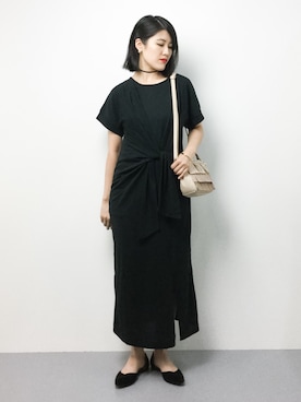 「E'CRU（エクリュ）のアイテム」を使った、ハマアイさん（レディース・161cm）の秋コーディネート