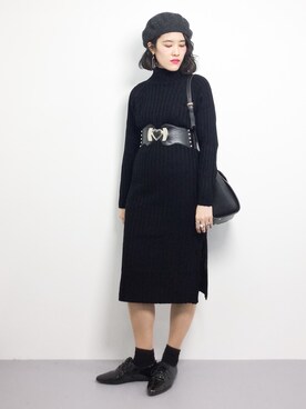 ハマアイさん（レディース・161cm）の冬コーディネート