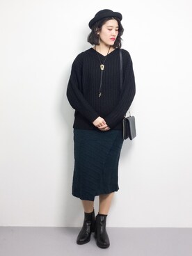 ハマアイさん（レディース・161cm）の冬コーディネート