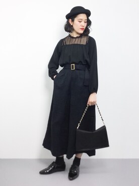 ハマアイさん（レディース・161cm）の冬コーディネート