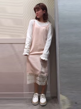 「アイテム（アンサンブル）」を使った、AYAKAさん（レディース・148cm）の秋コーディネート