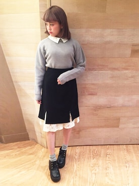 AYAKAさん（レディース・148cm）の冬コーディネート