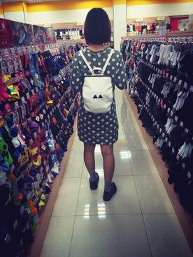 「planet（planet）のアイテム（トップス）」を使った、張佑慈さん（レディース・166cm）の春コーディネート