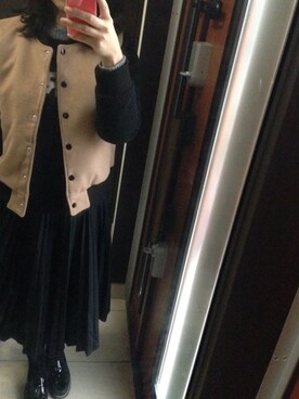 「amelier MAJESTIC LEGON（アメリエルマジェスティックレゴン）のアイテム（その他アウター）」を使った、umiさん（レディース・160cm）の冬コーディネート