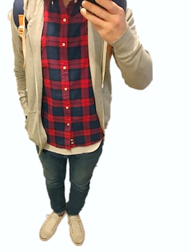 「CONVERSE（コンバース）のCONVERSE コンバース ジャック パーセル / JACK PURCEL（スニーカー）」を使った、かん太さん（メンズ・169cm）の秋コーディネート