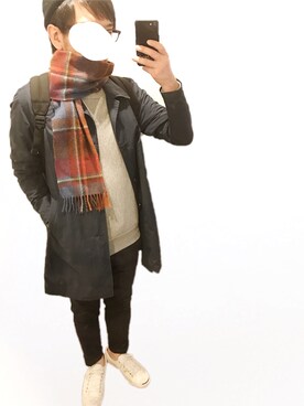 「CONVERSE（コンバース）のCONVERSE コンバース ジャック パーセル / JACK PURCEL（スニーカー）」を使った、かん太さん（メンズ・169cm）の冬コーディネート