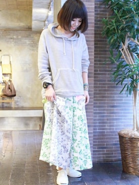 「スエット」｜JOURNAL STANDARD 渋谷店スタッフBさん（レディース・150cm）の冬コーディネート