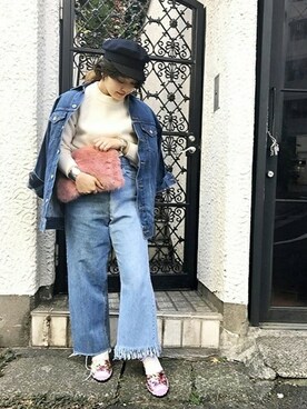 「JOURNAL STANDARD（ジャーナルスタンダード）のアイテム（ブルゾン）」を使った、JOURNAL STANDARD 渋谷店スタッフBさん（レディース・163cm）の冬コーディネート
