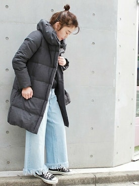 「black」｜JOURNAL STANDARD 渋谷店スタッフBさん（レディース・163cm）の冬コーディネート