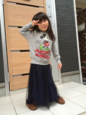 「CIAOPANIC（チャオパニック）のアイテム」を使った、rinca@さん（キッズ・110cm）の秋コーディネート