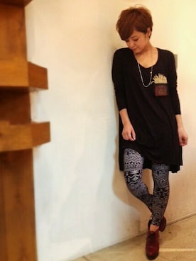 「other.（アザー）のアイテム（ブーティ）」を使った、CANALJEAN  tomoeさん（レディース・155cm）の夏コーディネート