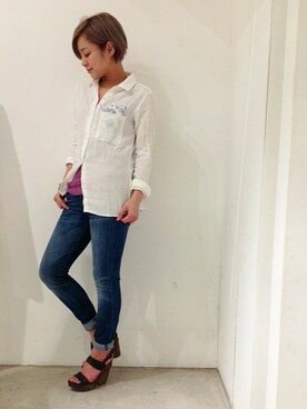 CANALJEAN  tomoeさん（レディース・155cm）の春コーディネート