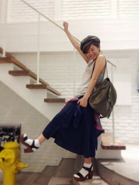 CANALJEAN  tomoeさん（レディース・155cm）の夏コーディネート