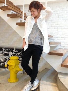 「CURRENT ELLIOTT」｜CANALJEAN  tomoeさん（レディース・155cm）の秋コーディネート