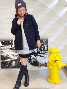 「other.（アザー）のアイテム（ブーツ）」を使った、CANALJEAN  tomoeさん（レディース・155cm）の秋コーディネート