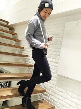 CANALJEAN tomoeさん(レディース・155cm)の冬コーディネート