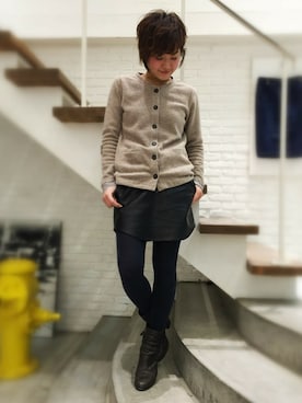 CANALJEAN tomoeさん(レディース・155cm)の冬コーディネート
