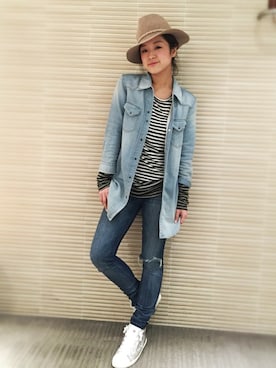 CANALJEAN  tomoeさん（レディース・155cm）の春コーディネート