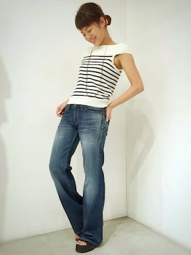 「miista（ミスタ）のアイテム」を使った、CANALJEAN  tomoeさん（レディース・155cm）の春コーディネート