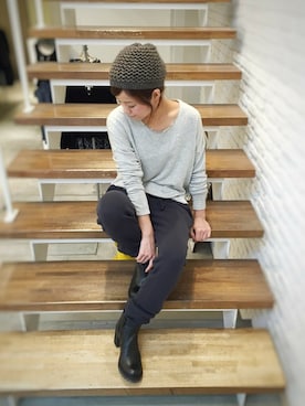 「v::room（ヴィルーム）のアイテム」を使った、CANALJEAN  tomoeさん（レディース・155cm）の秋コーディネート