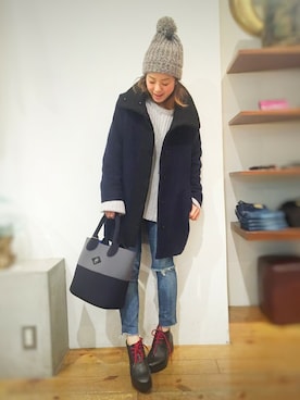 「CURRENT ELLIOTT」｜CANALJEAN  tomoeさん（レディース・155cm）の秋コーディネート