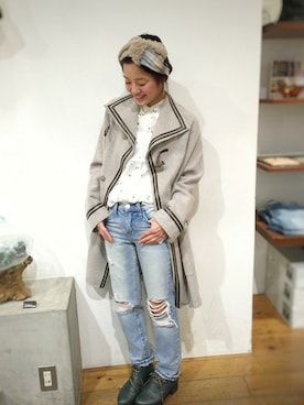 「CURRENT ELLIOTT」｜CANALJEAN  tomoeさん（レディース・155cm）の冬コーディネート