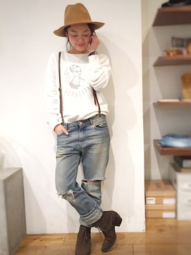 CANALJEAN tomoeさん(レディース・155cm)の冬コーディネート