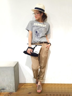 「Dieu（ディユウ）のアイテム」を使った、CANALJEAN  tomoeさん（レディース・155cm）の春コーディネート