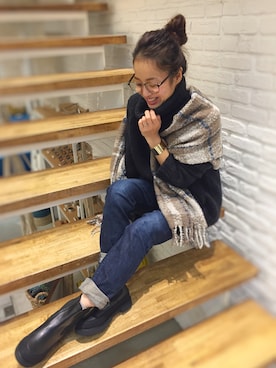 「Dieu（ディユウ）のアイテム」を使った、CANALJEAN  tomoeさん（レディース・155cm）の秋コーディネート