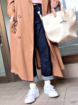 「ベルクロ」｜Hitoさん（レディース・152cm・10代）の春コーディネート