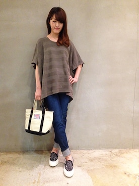 「HOLIDAY（ホリデイ）のアイテム」を使った、Articlegirl_askaさん（レディース・157cm）の春コーディネート