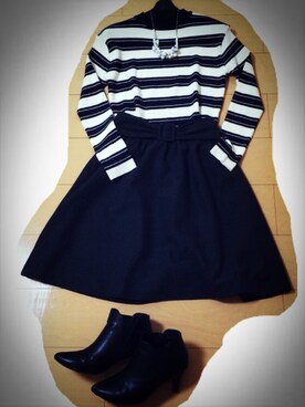 ▽hahaha△さん(レディース・152cm)の冬コーディネート