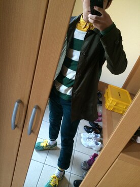 えーすけさん（メンズ・169cm）の春コーディネート