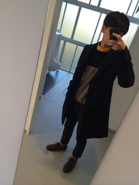 えーすけさん（メンズ・169cm）の冬コーディネート